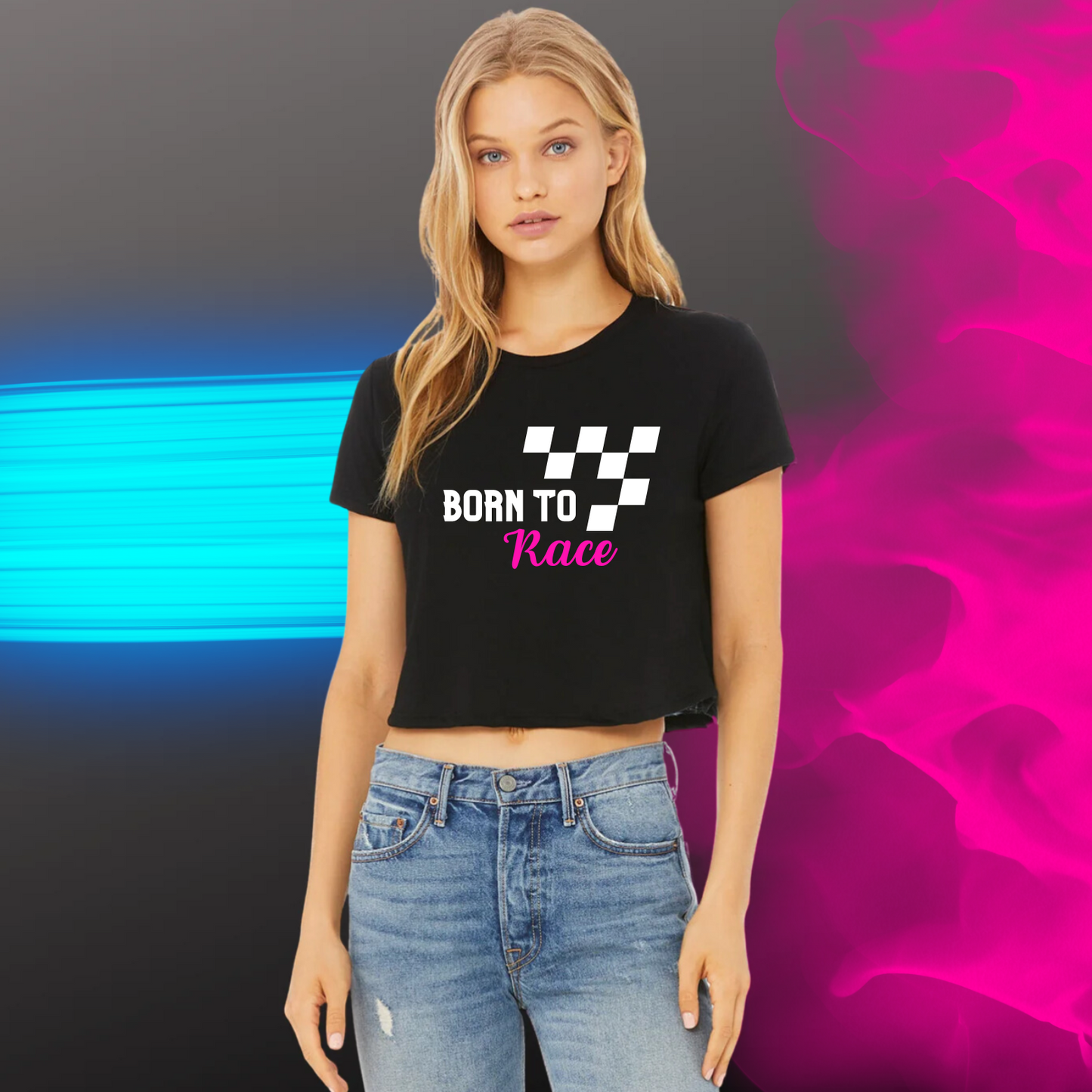Crop top court Born to race
